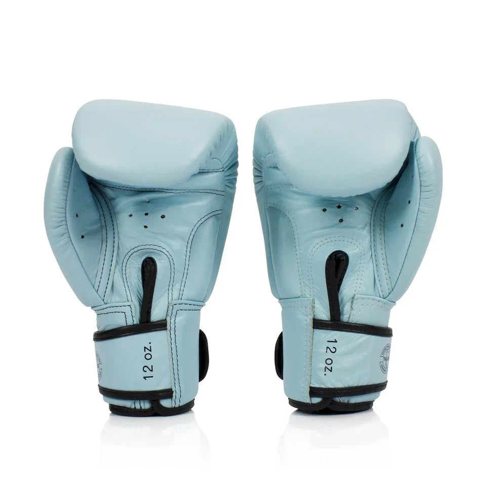 BGV20 Genuine Leather Boxing Gloves - Baby Blue