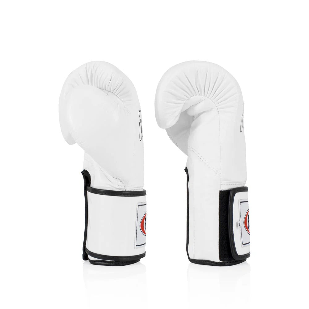 Fairtex BGV5 Super Sparring Gloves - Locked Thumb - White