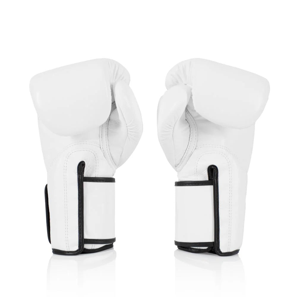 Fairtex BGV5 Super Sparring Gloves - Locked Thumb - White