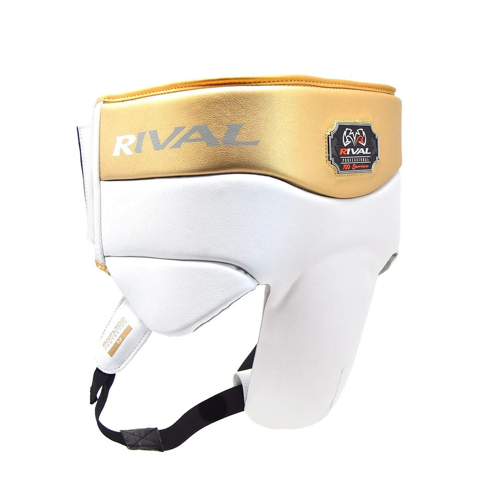 Rival RNFL100 Professional Protector with Laces -  White/Gold