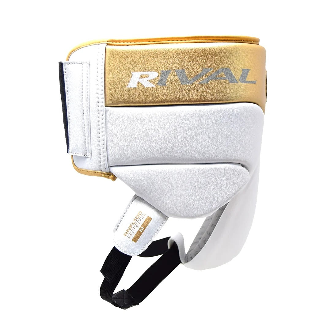 Rival RNFL100 Professional Protector with Laces -  White/Gold