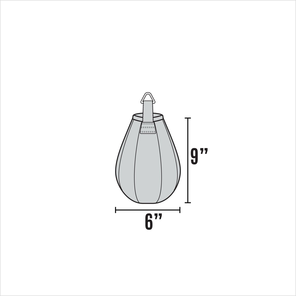 Rival Maize Ball - 6" x 9" / Black